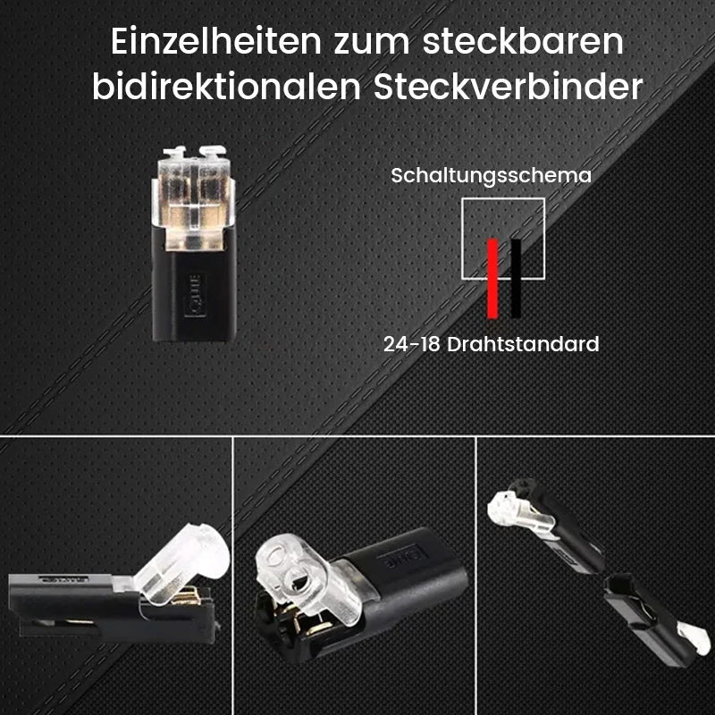 Praktischer schneller Kabelstecker