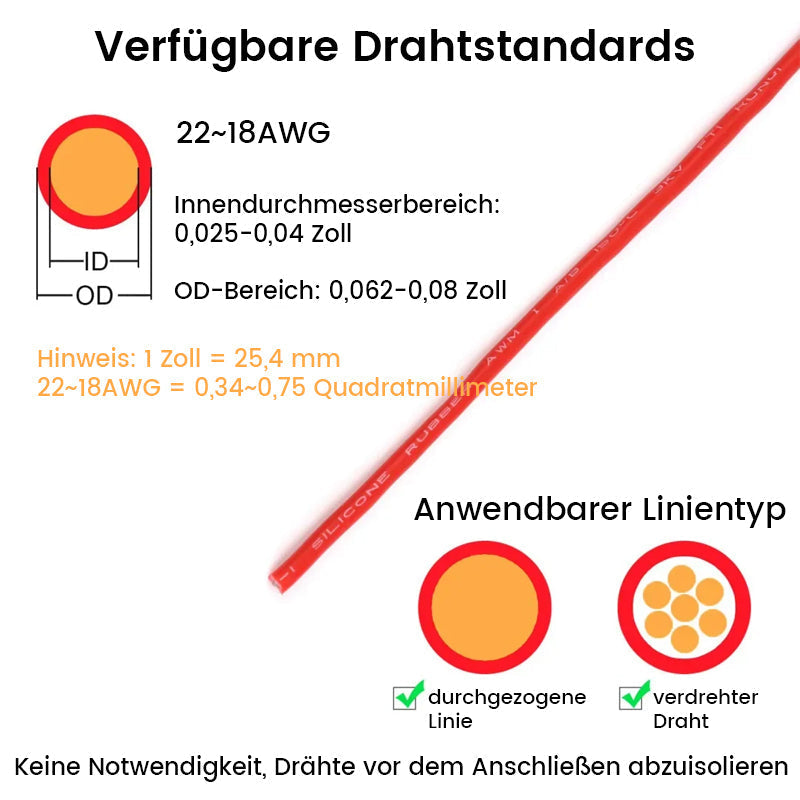 Praktischer schneller Kabelstecker