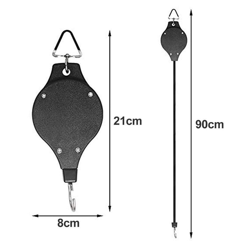 💐Einziehbarer Haken, Pflanze Seilzug für Garten Töpfe und Vogel-Feeder💐KAUFEN SIE 2/3/5, ERHALTEN SIE 10/15/20% RABATT