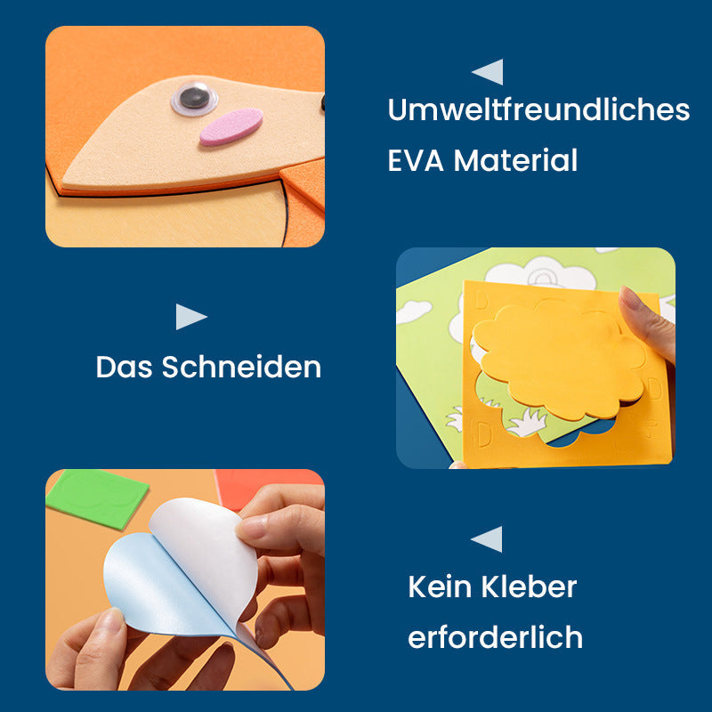 DIY🧩 Kinder Handgemachte Aufkleber🎟️KAUFEN SIE 2/3/5, ERHALTEN SIE 15/10/20 % RABATT