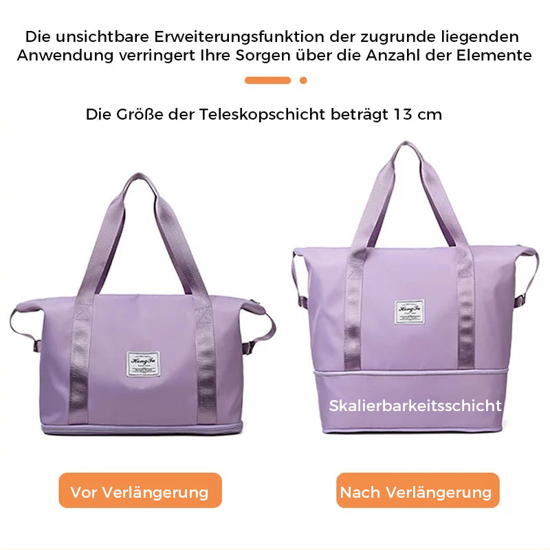 Doppellagige Reisetasche mit großer Kapazität zur Feuchtigkeitstrennung👜BUY2/3/5, GET 15/20/30%OFF👜