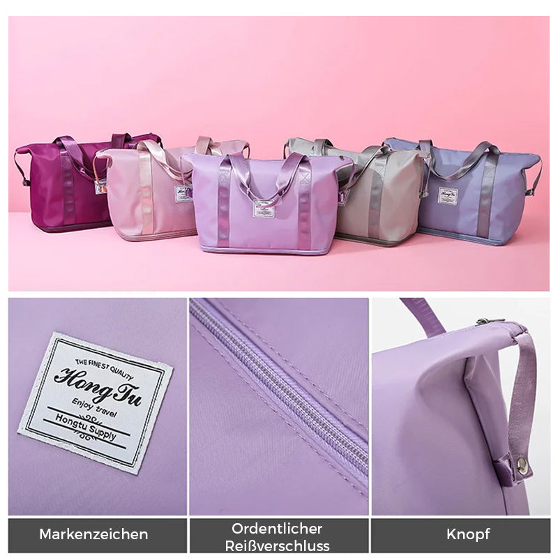 Doppellagige Reisetasche mit großer Kapazität zur Feuchtigkeitstrennung👜BUY2/3/5, GET 15/20/30%OFF👜