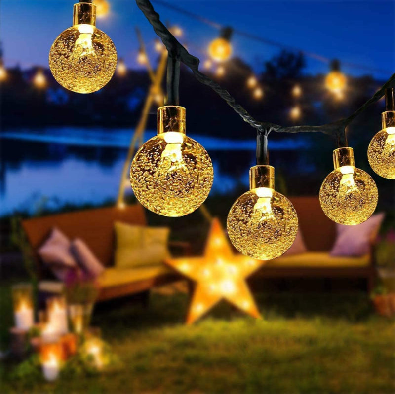 🌟Solar Kristallkugel-Lichterkette🌟KAUFEN SIE 2/3/5, ERHALTEN SIE 15/20/30 % RABATT