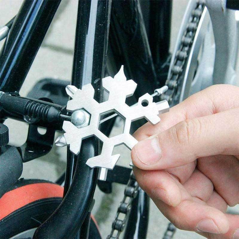 18-in-1 Edelstahl Schneeflocken Multi-tool