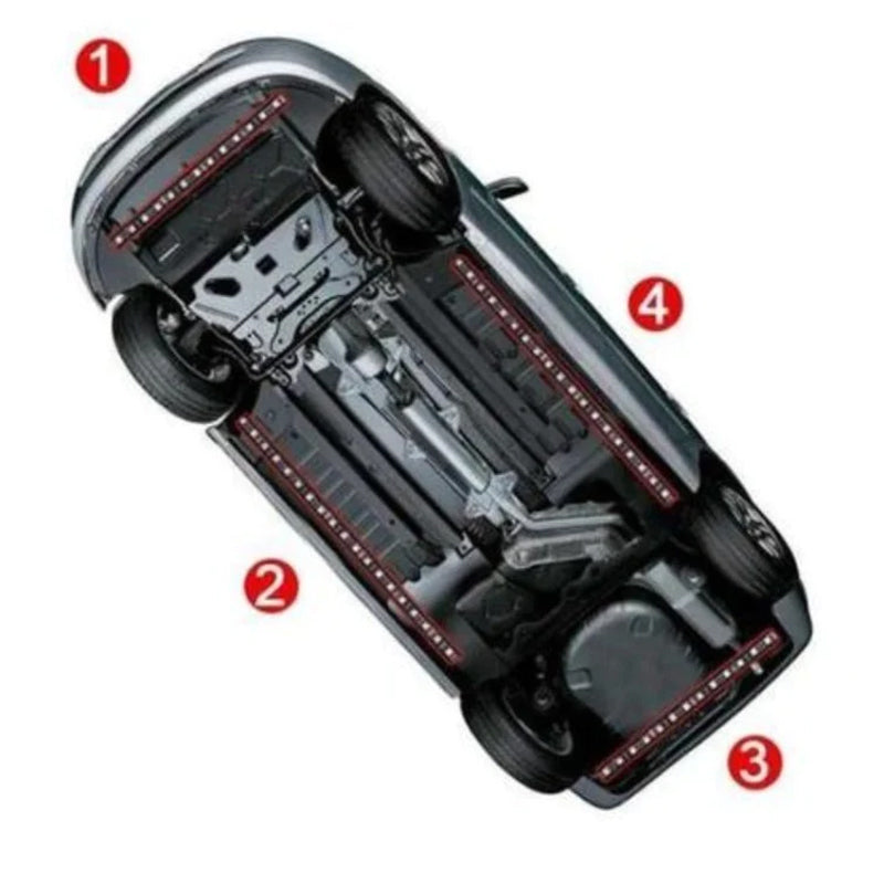 ⚡Auto-Chassis-Fernbedienung bunte Umgebungslichter⚡