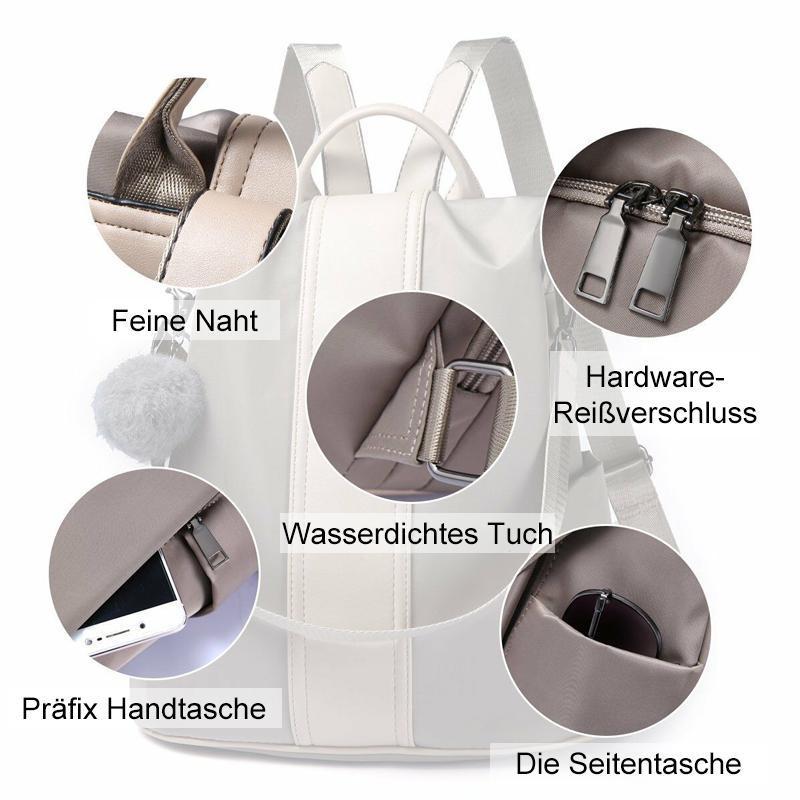 Bequee Antidiebstahle Doppelschultertasche