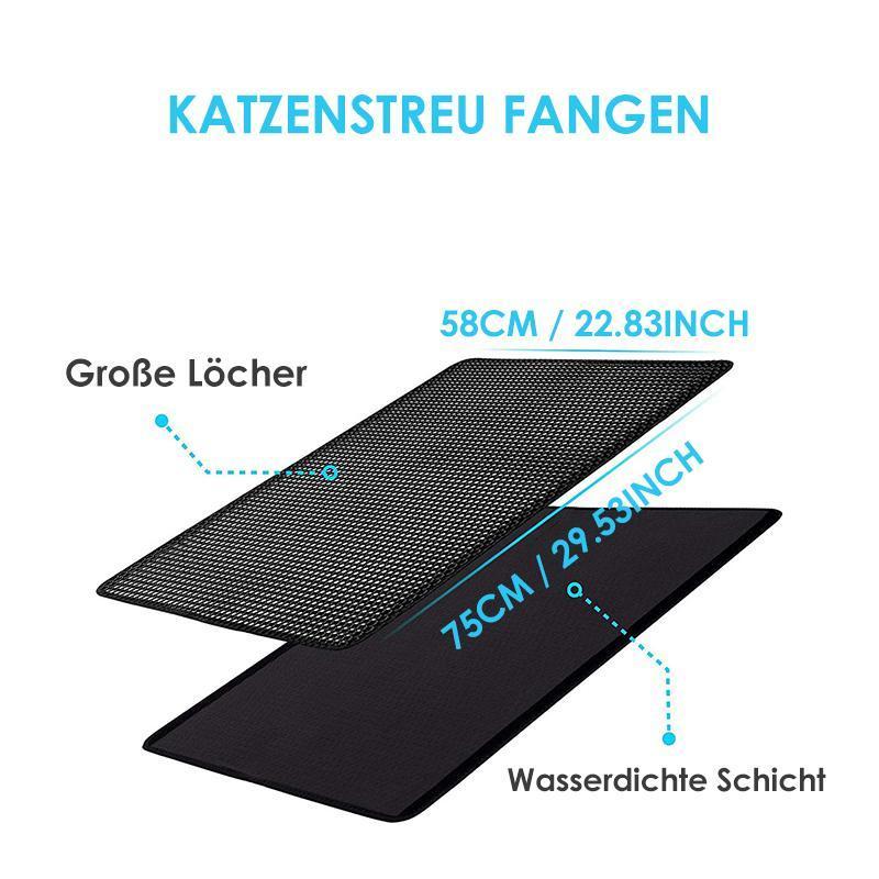 🐱Rutschfeste Katzenstreumatte🐱KAUFEN SIE 2/3, ERHALTEN SIE 10/15 % RABATT