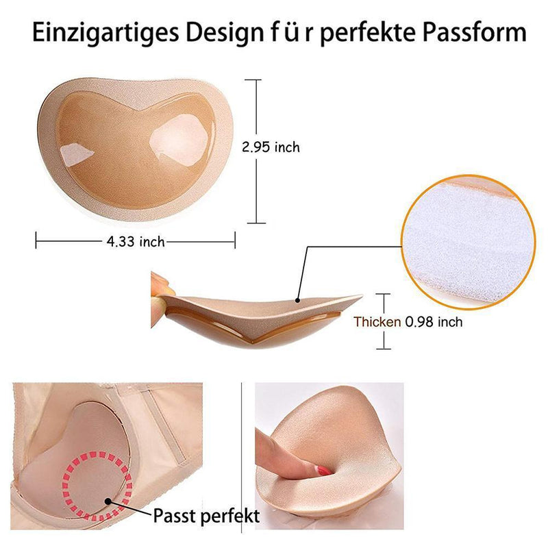 BH Push-UP Pads, Brust Vergrößerung für Bikini & Badeanzug