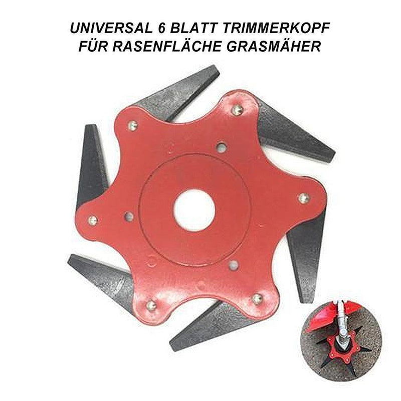 Universal 6-Messer-Trimmerkopf für Rasenmäher 🎊Bis zu 47% RABATT🎊