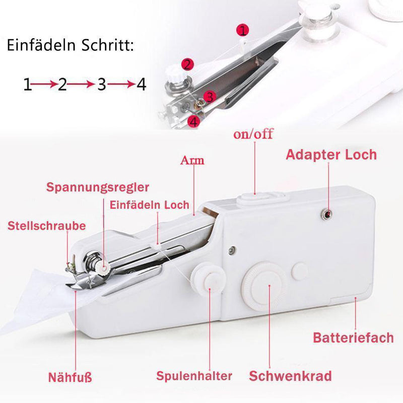 Tragbare Mini Handnähmaschine 🎁BIS ZU 45 % RABATT🎁