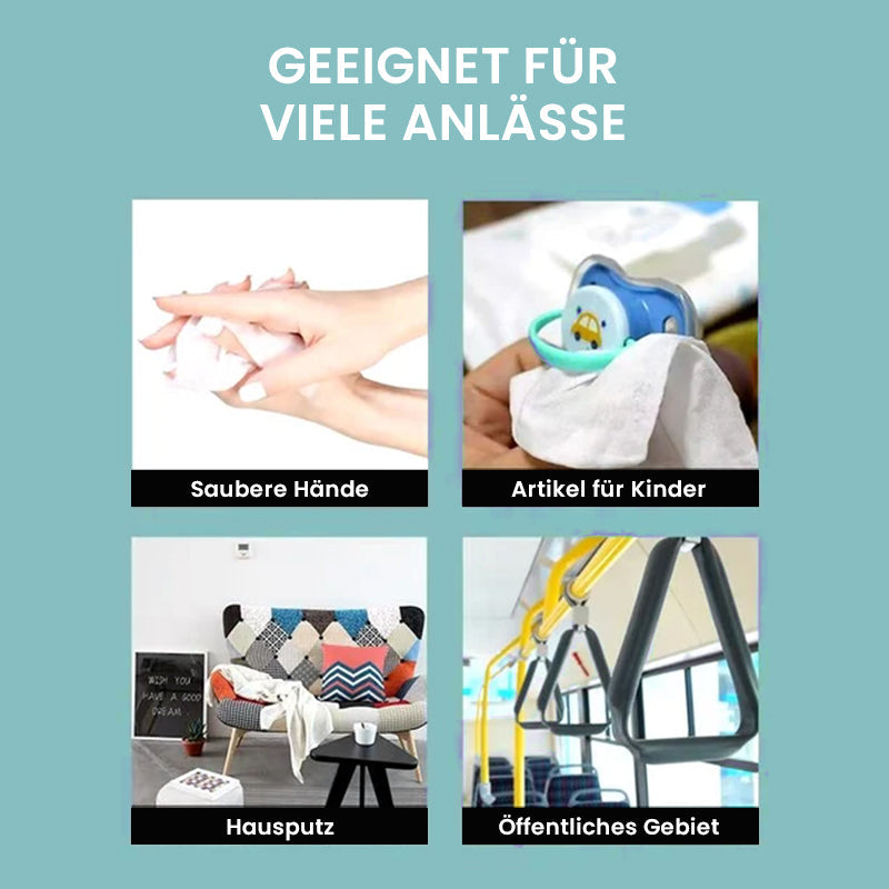 🥰Tragbare Kreative Feuchttücher💦KAUFEN SIE 2/3, ERHALTEN SIE 10/20% RABATT