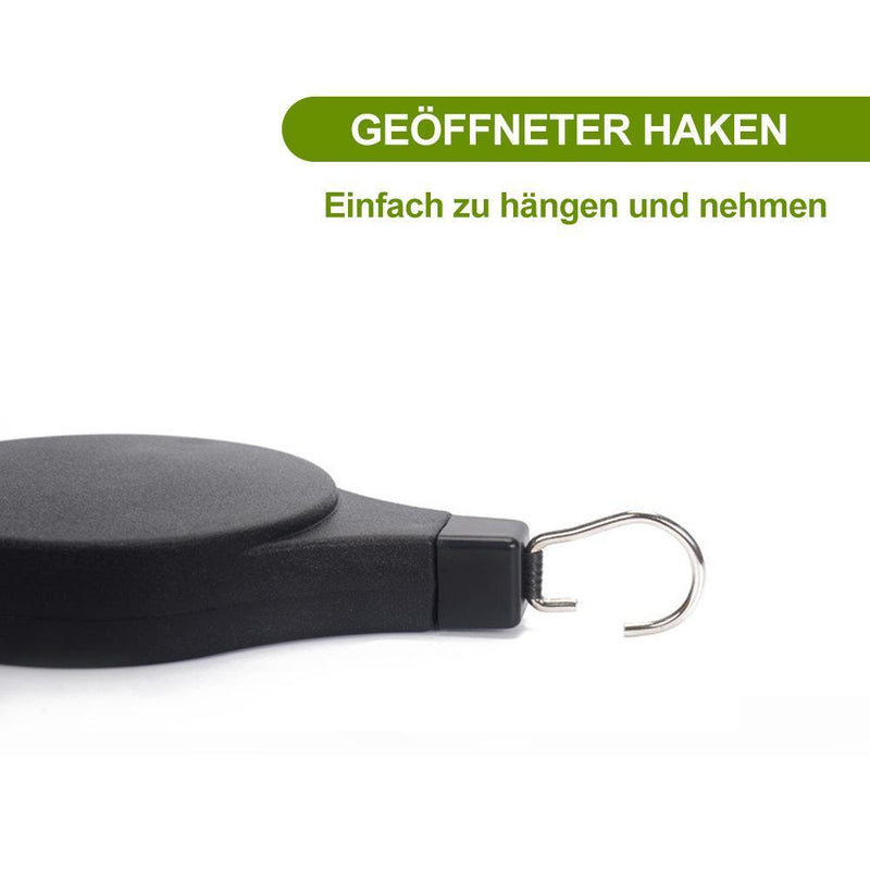 💐Einziehbarer Haken, Pflanze Seilzug für Garten Töpfe und Vogel-Feeder💐KAUFEN SIE 2/3/5, ERHALTEN SIE 10/15/20% RABATT