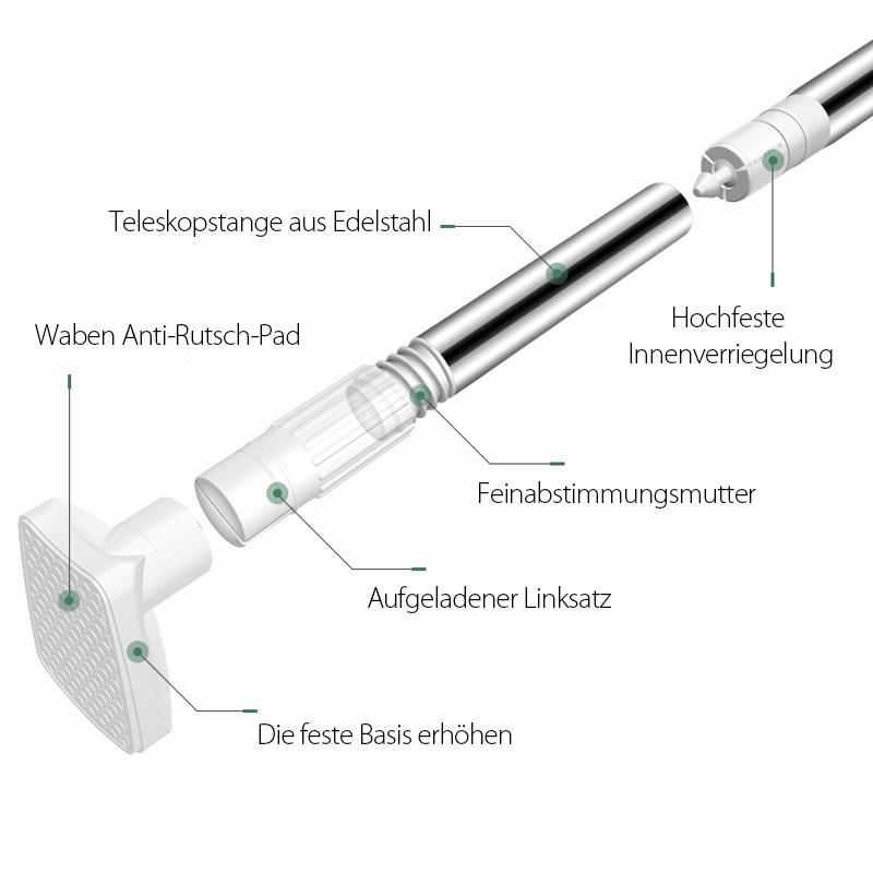 🔥Teleskopkleidung Rod aus Edelstahl👚BIS ZU 26 % RABATT🔥