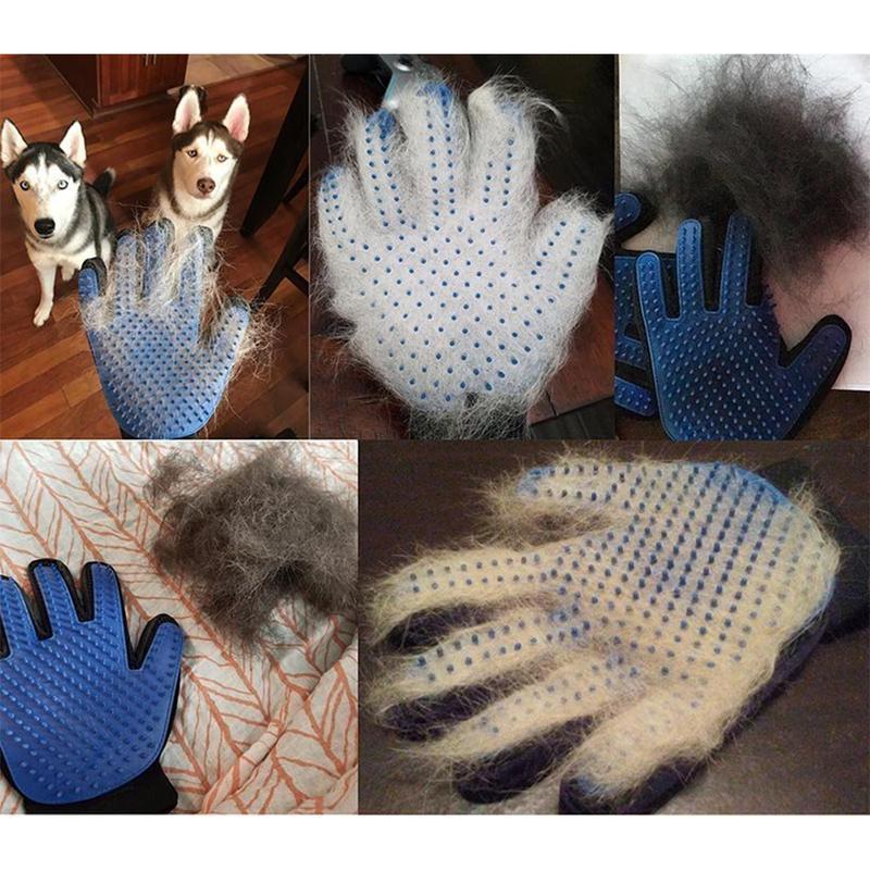 Bequee Hochwertiger Fellpflege-Handschuh für Hund & Katze