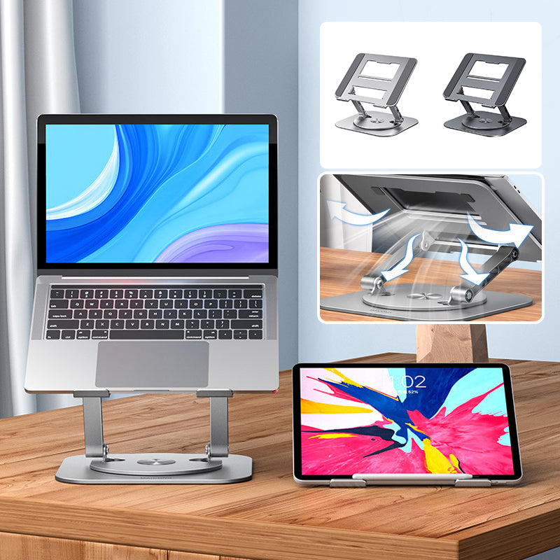 💻Drehbare Laptophalterung aus Aluminiumlegierung👍KAUFEN SIE 2, ERHALTEN SIE 20 % RABATT